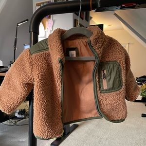 Gap baby sherpa jacket 6-12 months